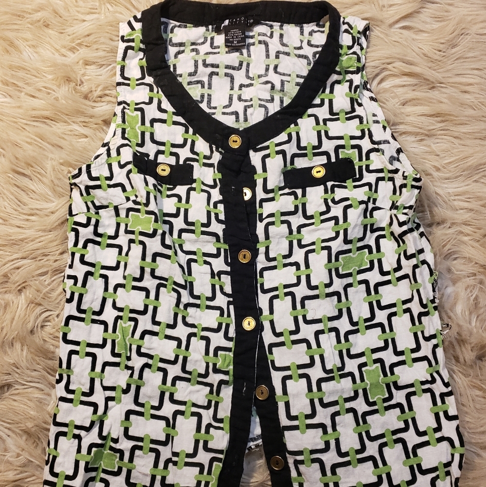 Patterned Tank Top